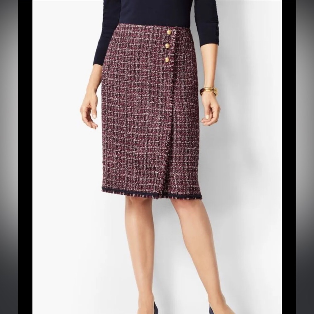 TALBOTS Women’s Tweed Pencil Skirt